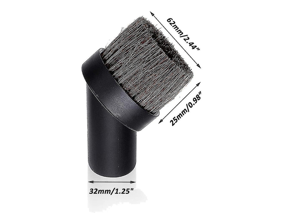 Cepillo para polvo con accesorio para aspiradora de 3 piezas, diámetro interior de 32 mm
