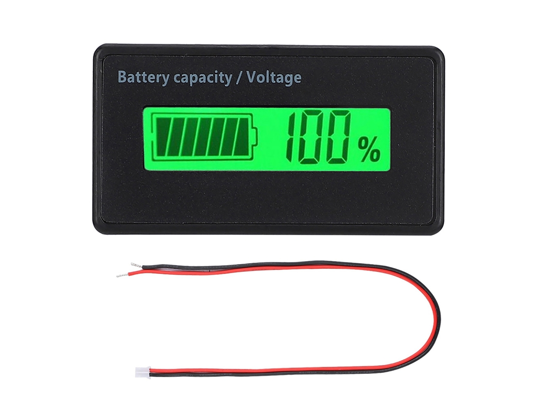 Monitor de capacidad de la batería (indicador LCD, resistente al agua)
