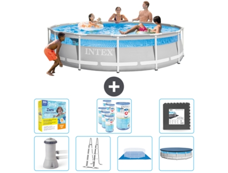 Piscina Tubular INTEX 26722GN-CB49 (13050 L - 427x107cm)
