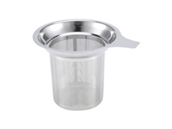 Infusor de té reutilizable de malla de acero inoxidable, filtro para té y café, color como en la imagen.
