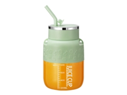 Vaso para jugo verde K2 de 800 ml. Portátil, carga USB, gran capacidad para uso doméstico. Sfushos