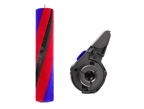 Escova de rolo de tampa de extremidade para aspirador de pó dyson v12 v15 silm barra de escova