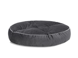 Cojín redondo acolchado para suelo, cojín para silla y asiento, cojín para meditación, diámetro 57 cm - Grafito SALES CORE