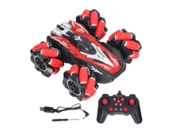 Coche Teledirigido 2.4g Con Derrapes A Alta Velocidad Y Rotación De 360 Grados, Color Rojo, Para Niños De 6 Años En Adelante.