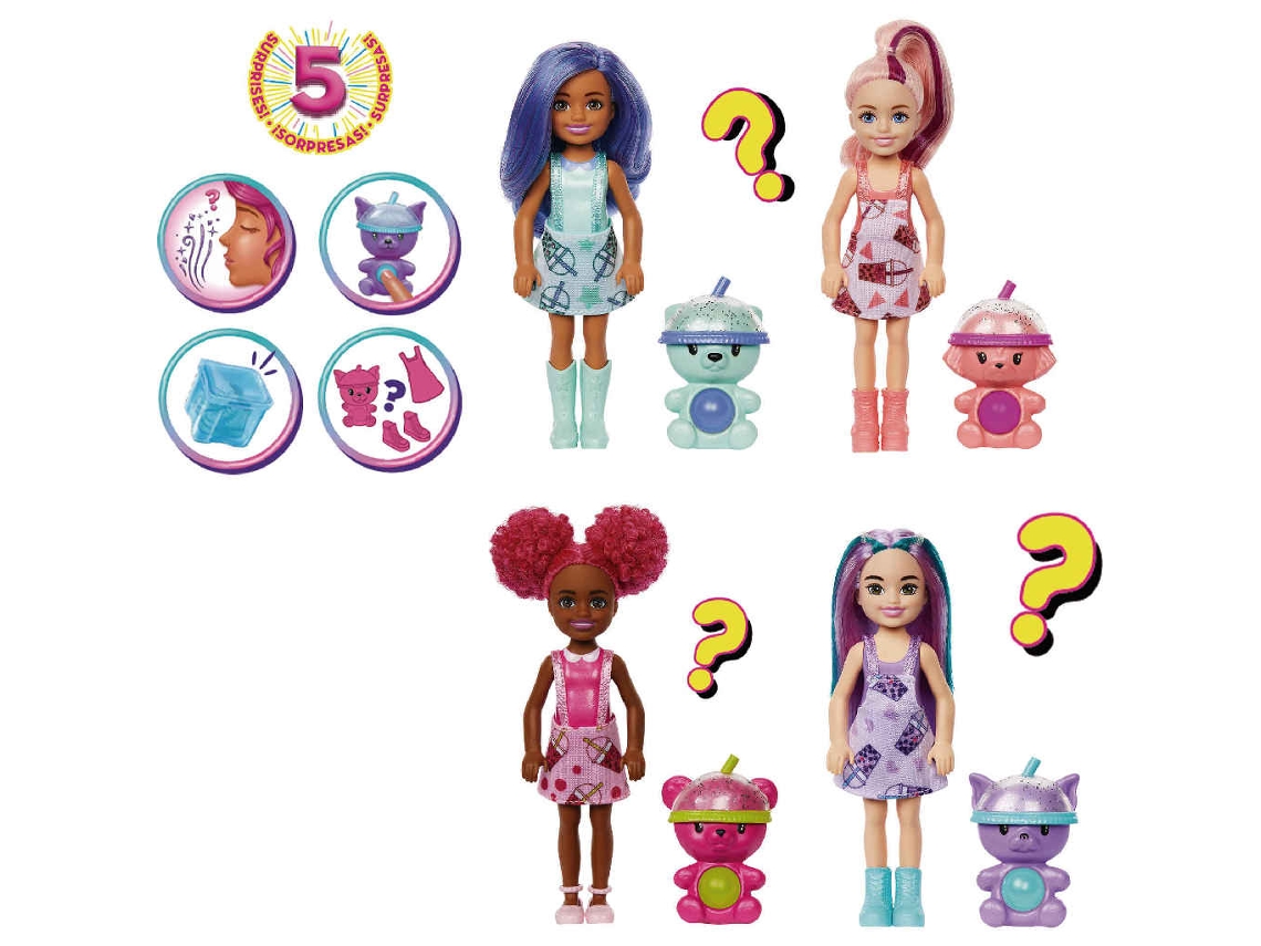 Muñeca Chelsea Pop Reveal Varios Modelos BARBIE