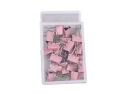 25 pinzas metálicas antideformación para alfombras, pinzas multifuncionales para talleres y escuelas Sakura Roseate