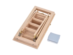 Escaleras De Madera En Miniatura Para Casa De Muñecas Con Accesorio De Fácil Instalación 1:12