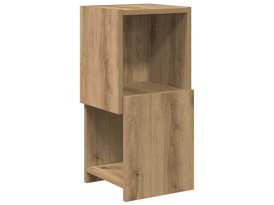 Maison Exclusive - Armario De Esquina Roble Artesanal 25,5x25x55cm