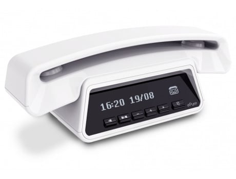 ePure#3 Premium Teléfono DECT Identificador de llamadas Blanco ALCATEL