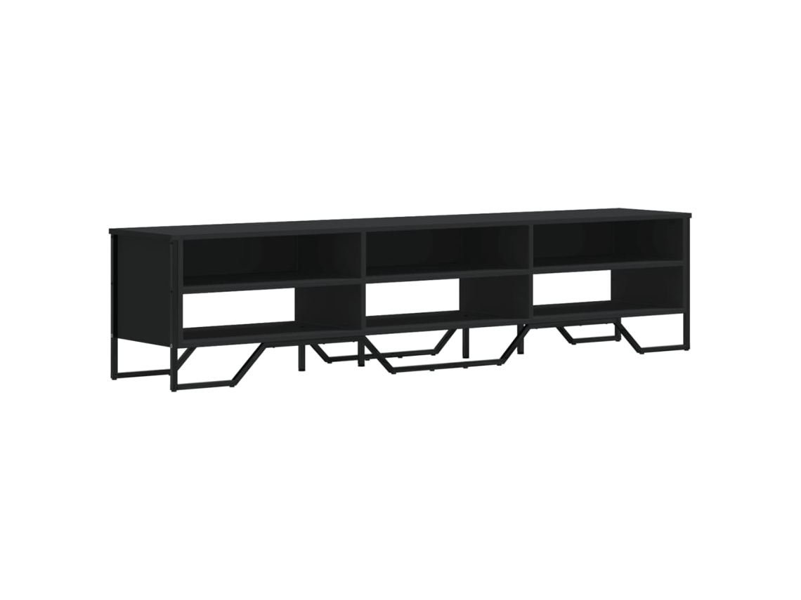 Mueble TV 180x34x41 Cm Derivados de Madera Negro MAISON EXCLUSIVE