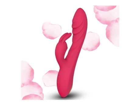 Vibradores femeninos Consolador sexual femenino Estimulador del clítoris Juguetes sexuales Rojo BISBISOUS