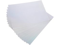 Lote de 50 unidades de cartulina holográfica iridiscente para origami, plegado y manualidades. SFUSHOS