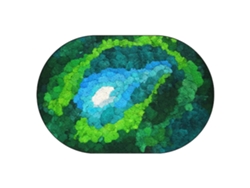 Alfombrilla Antideslizante Para Baño - Rzxx - Paisaje Con Musgo - 5 40*60 Cm tela Técnica + Base De Goma