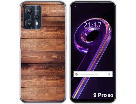 Carcasa para Realme 9 Pro 5G TUMUNDOSMARTPHONE Dibujos Madera 02 Multicolor