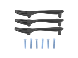 Línea de cajones Primerox en acero inoxidable con forma de cubiertos para armarios.
