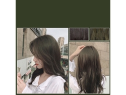Crema De Tinte Para Cabello 100ml*2 Duradero Diy Con Brocha Guantes Pinza Sin Daño Al Cabello