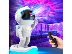 Proyector de galaxias y estrellas, luz nocturna con temporizador y control remoto para dormitorio, decoración infantil Chronus (blanco)