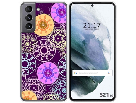 Carcasa Samsung Galaxy S21 5G TUMUNDOSMARTPHONE Dibujos Multicolor