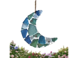 Decoración Lunar, Adorno Acrílico 2d, Pared Azul De La Amistad, Para El Hogar, Dormitorio, Entrada, Jardín, Fiesta Del