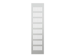 Rejillas De Ventilación, Rejilla Ventilación Rectangular Malla Transpirable En Aleación Aluminio, 200 Mm An...