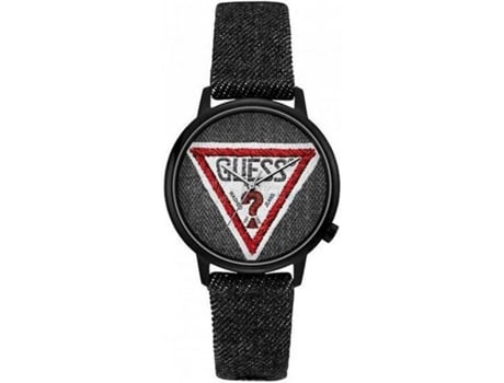 Reloj GUESS V1014M2 Mujer (Piel - Negro)