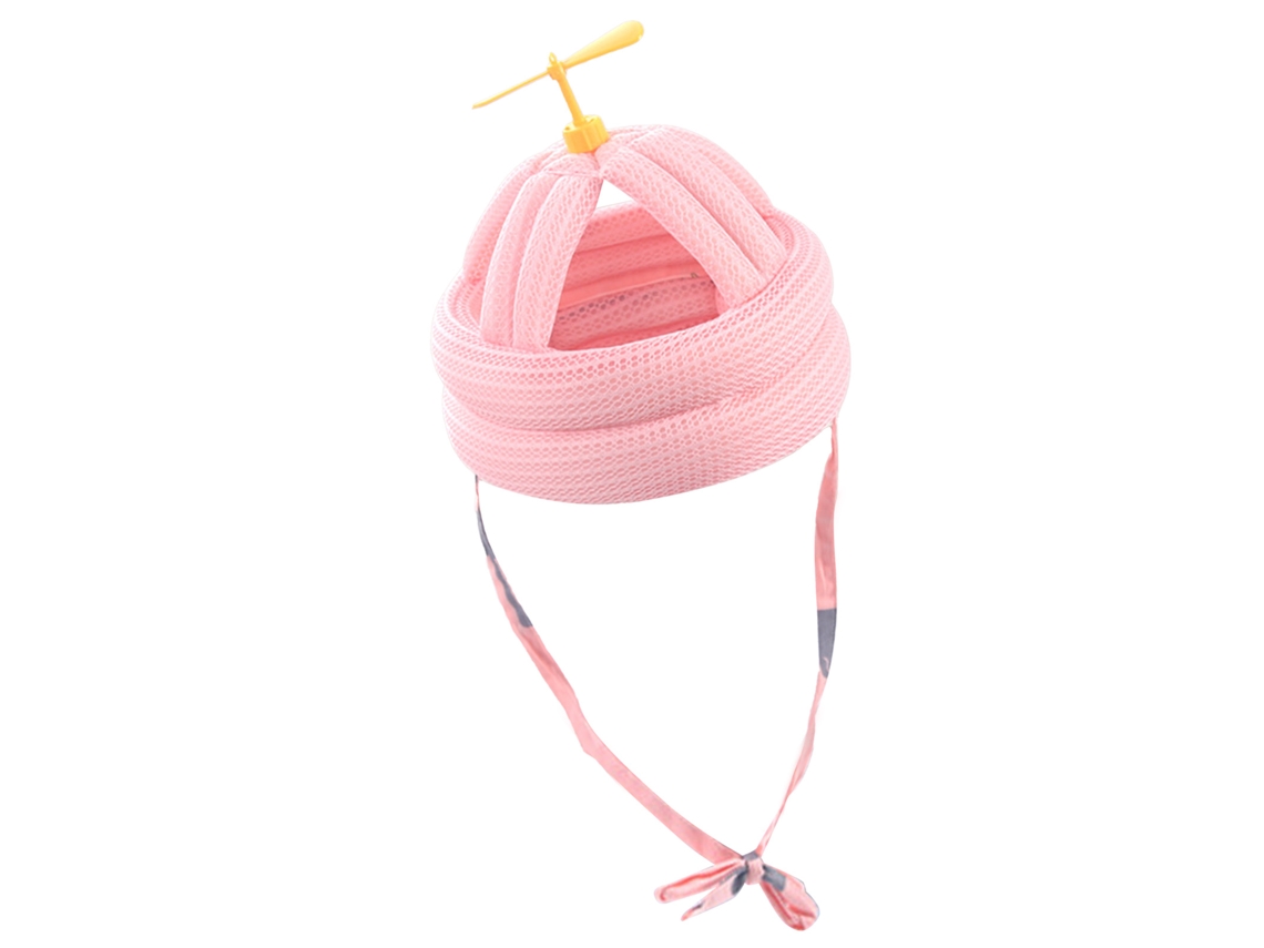 Casco De Seguridad Para Bebé Ligero, Transpirable Y Ajustable, Color Rosa.