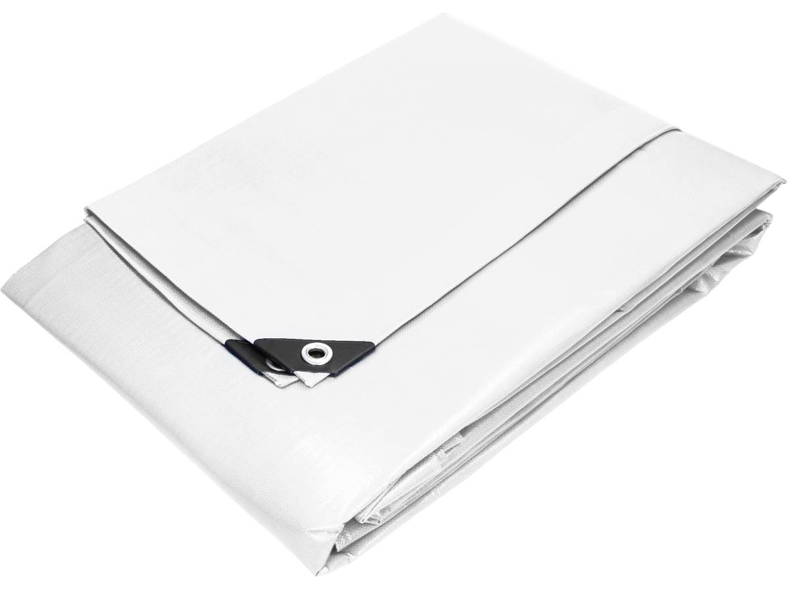 Lona con Ojales ECD GERMANY Polietileno (Blanca - 6x8 m 260g/m²)