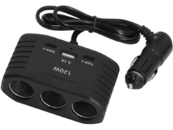 Cargador de coche con protección de circuito, carga estable para múltiples dispositivos, circuito Gokoco
