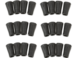 24 Puntas De Goma De Repuesto Para Bastones De Senderismo, Caminata Y Trekking (4 Cm)