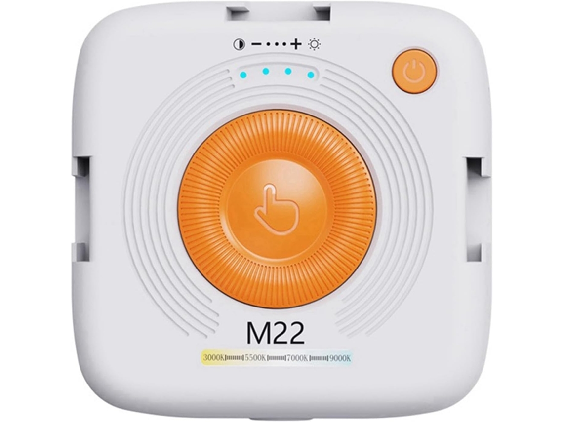 Luz Led Magnética M22 Para Selfies, Compatible Con Teléfonos, Con Clip Y Doble Temperatura De Color.