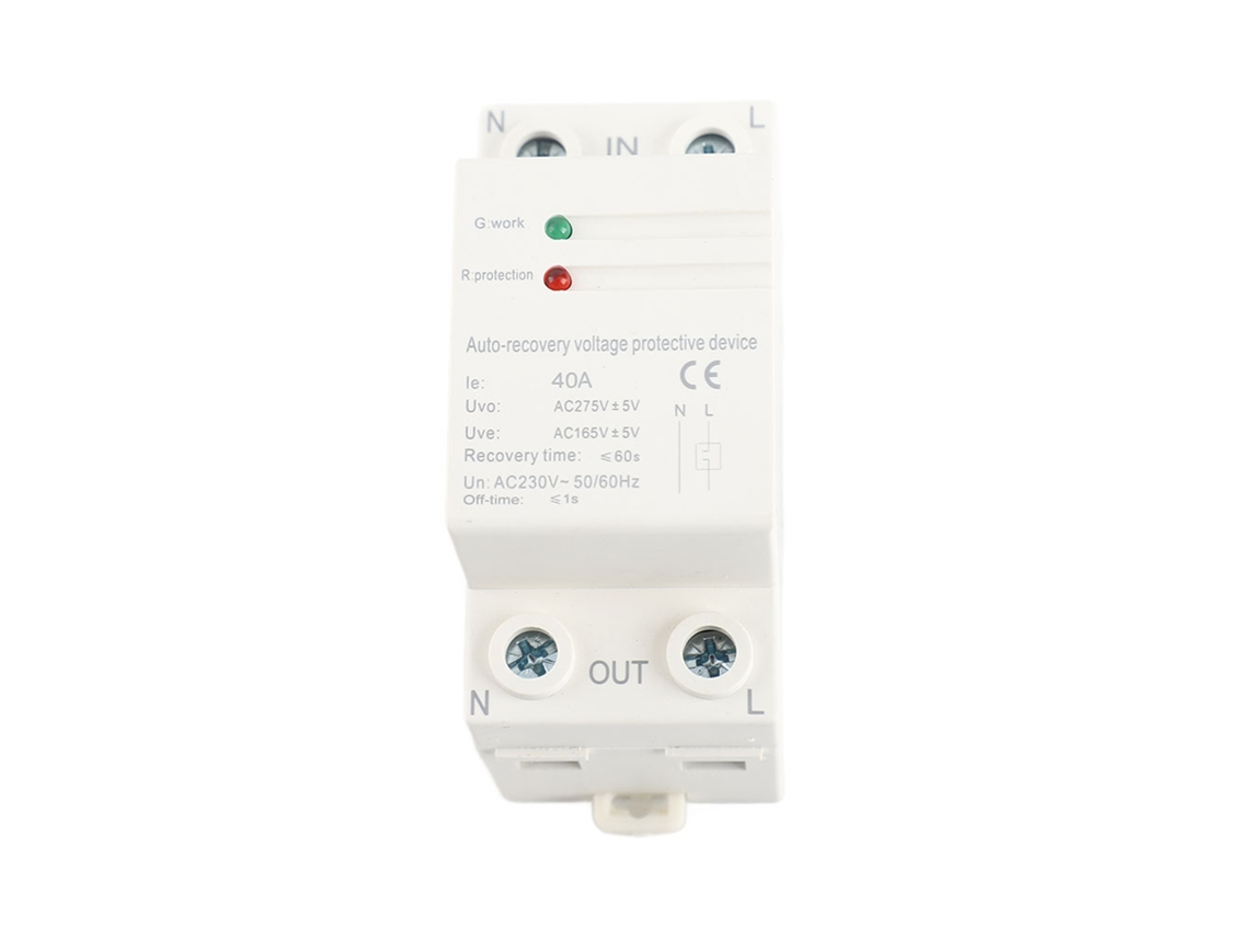 2026horizon-dispositivo De Protección Contra Sobretensión Y Bajo Voltaje Con Recuperación Automática 230v 40a Montaje Din Rail
