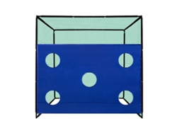 Jaula de golf Monstershop con red de 3x3x3 m, objetivo, alfombra de césped artificial y fijaciones gratuitas