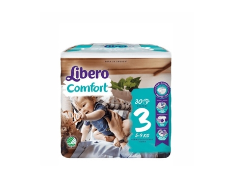 Fralda Libero ComforT3 para 5 a 9 kg 30 Fraldas