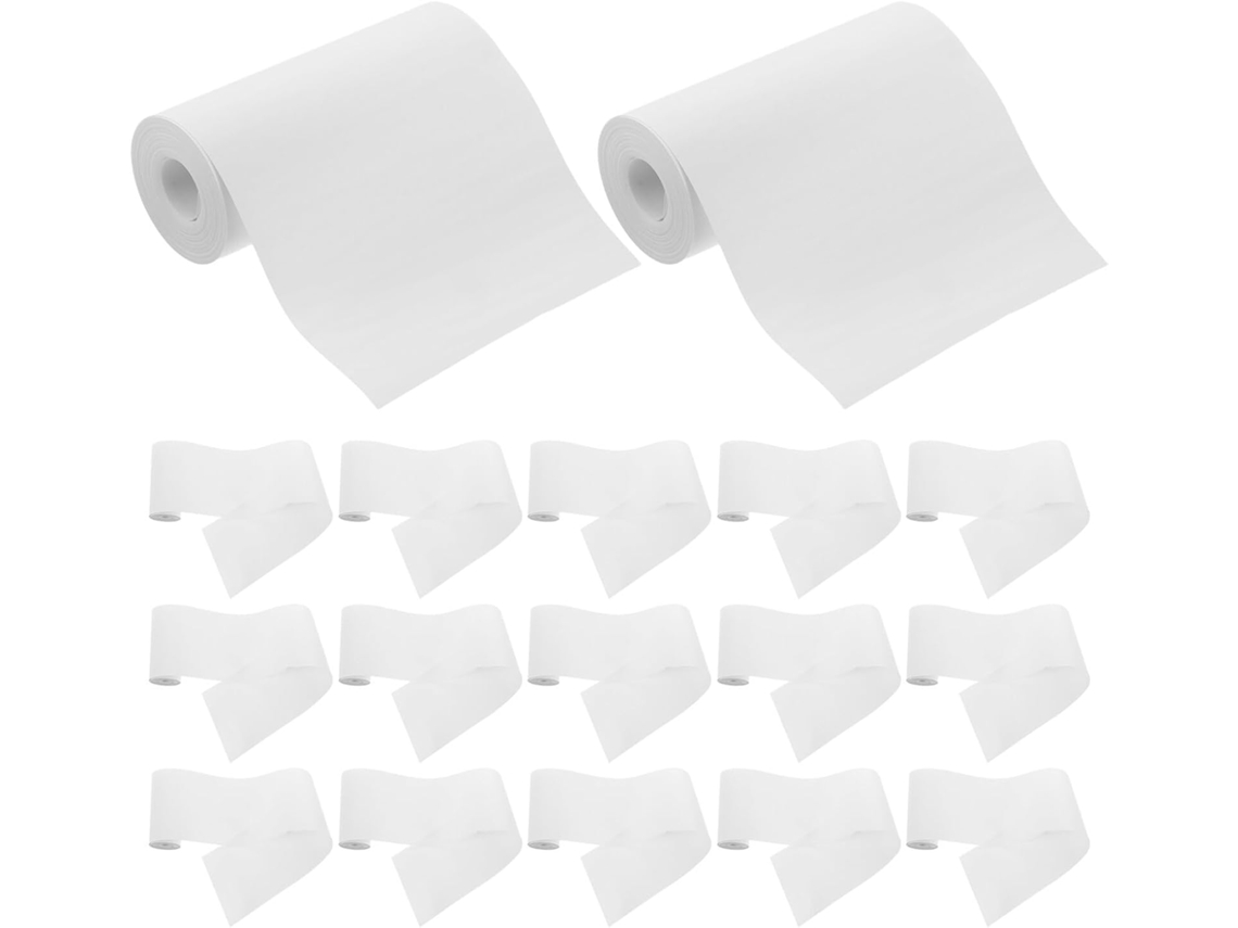 20 Rollos De Papel Para Impresora Térmica Portátil De 57 X 25 Mm