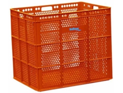Caja de Plastico SOFTEE Naranja (47.5x53.5x62 cm)