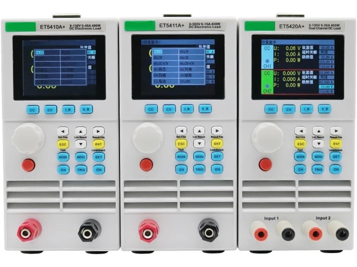 Probador De Capacidad De Batería De Carga Electrónica De Cc Programable Et5410a+