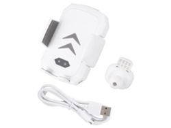 Suporte De Carro Carregador Sem Fio Rápido Sensor Infravermelho Para Celular Qi Branco