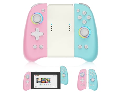 Mando Nintendo Switch WEIMAI Gamepad (Inalámbrico - Azul y Rosa)