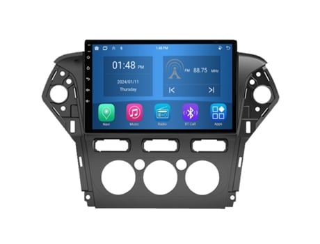 Autoradio 4GB RAM64GB ROM ROVERONE para Ford Mondeo Fusion 4 2006 - 2010 CarPlay Android Coche Radio Bluetooth Navegación