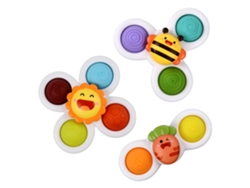 Juguete Giratorio Con Ventosa Para La Hora Del Baño Del Bebé, Juego De Mesa, Aprendizaje Temprano
