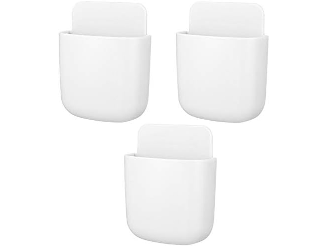 VVJIJILLY 3 Caixas Organizadoras De Parede Para Comandos, Autocolantes, Para Mesa De Cabeceira E Casa