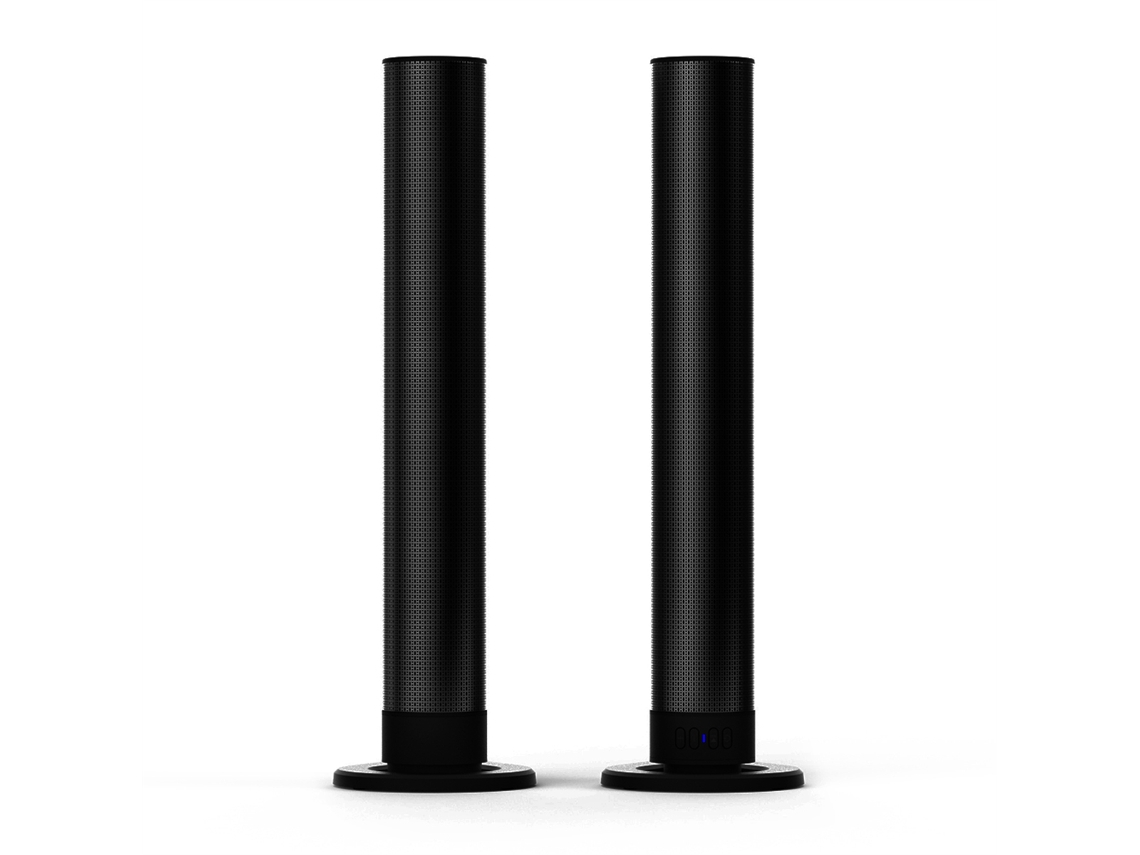 Barra de sonido para TV, altavoz Bluetooth, altavoz con conexión auxiliar/Bluetooth/óptica, desmontable 2 en 1