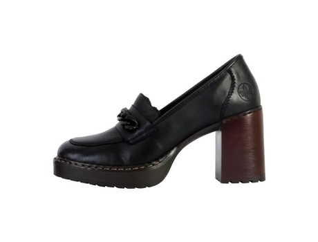Zapatos de Mujer RIEKER Derbies Salto Outro Negro (40)
