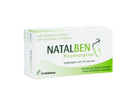 Complemento Alimentar ITALFARMACO Natalben Pré-Concetivo (30 cápsulas)