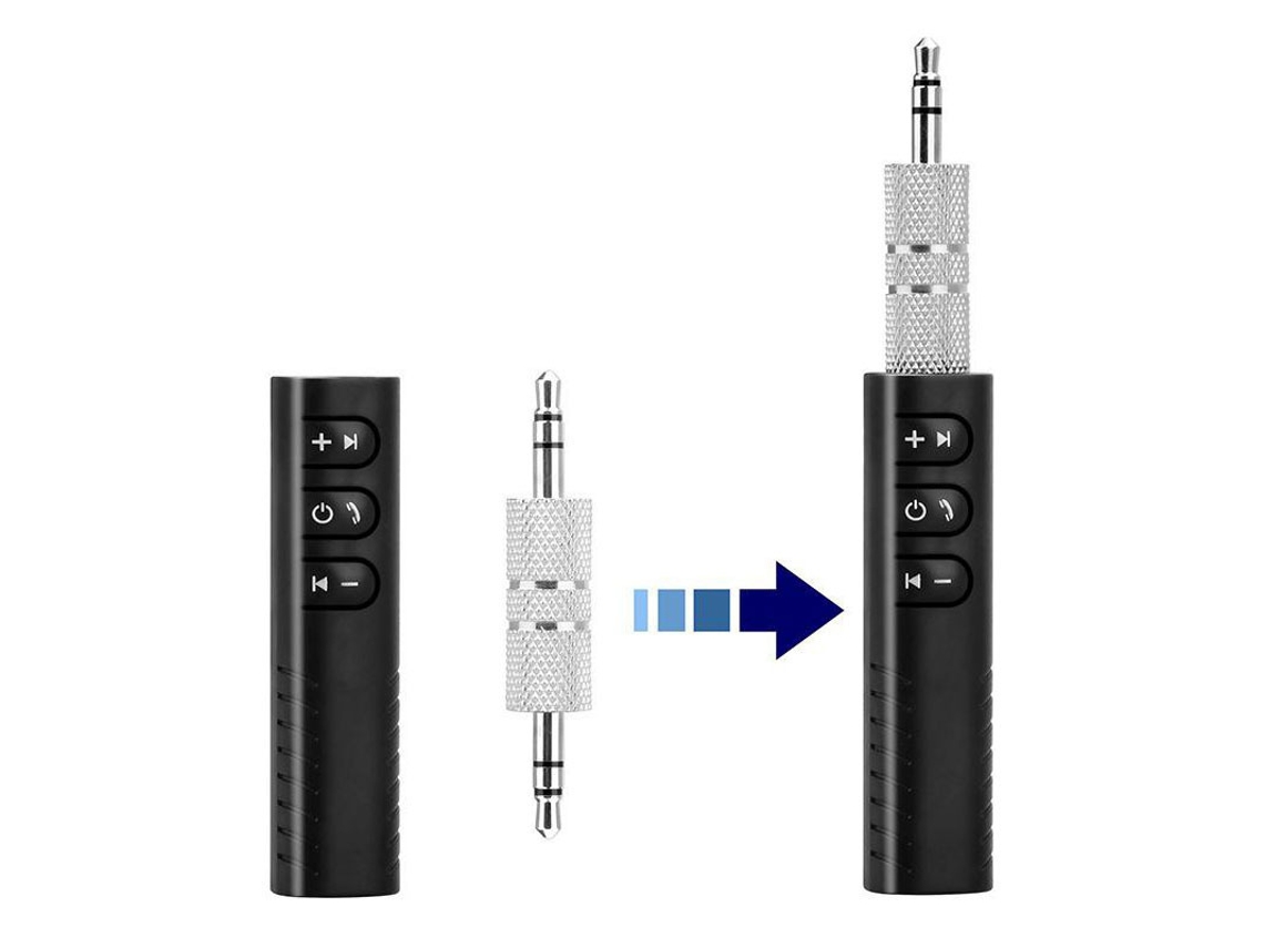 Receptor Bluetooth Eifson con conector de 3,5 mm, kit Bluetooth para coche, receptor de audio manos libres