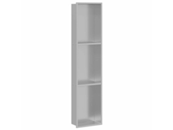 Nichos de ducha Vidaxl de acero inoxidable plateado