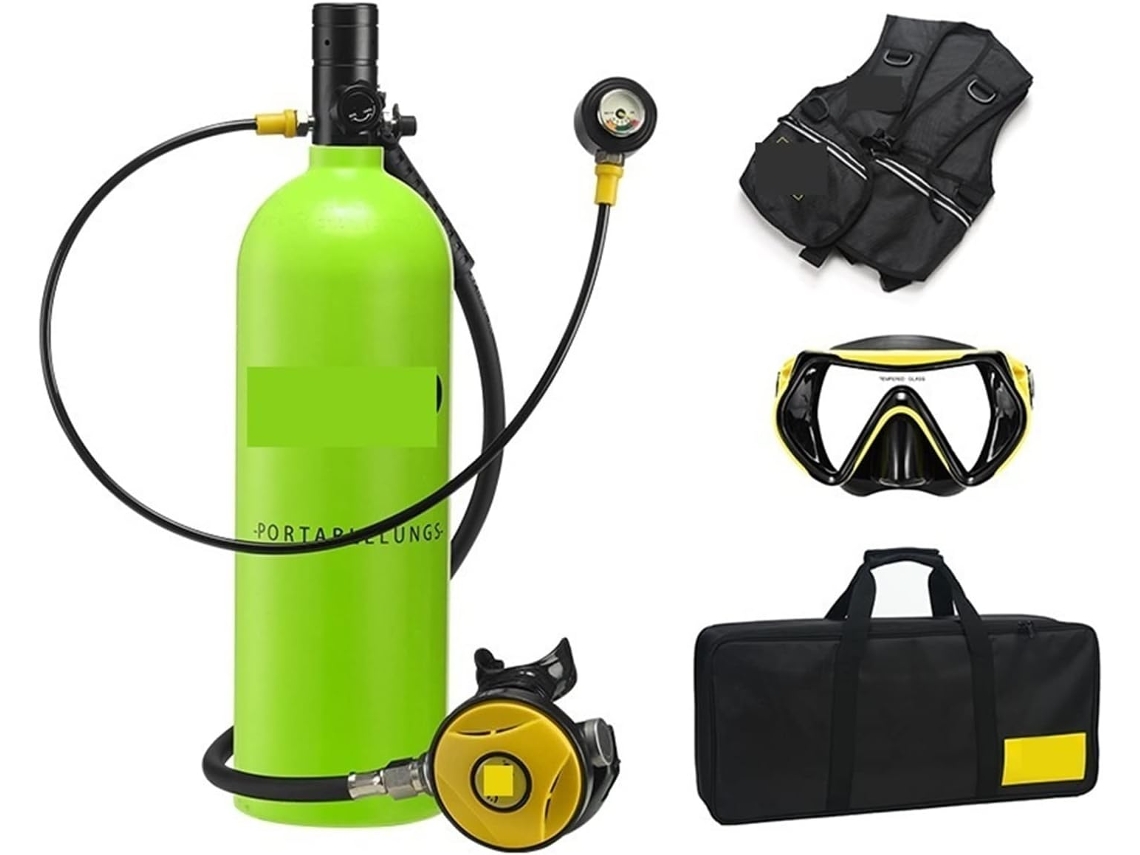 Minibotella De Buceo, Tubo De Respiración, Tanque De Oxígeno Para Buceo Subacuático