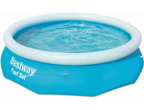 Piscina Hinchable BESTWAY Redonda (Azul - PVC - 305x76)