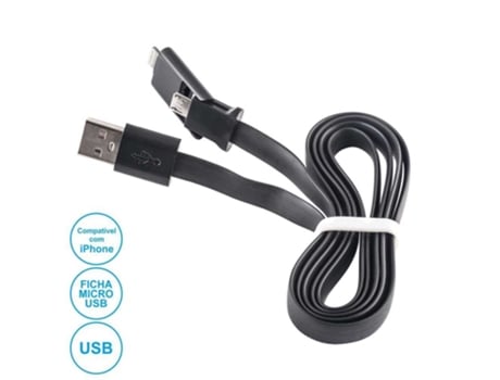 Cable Usb-A DIV 2.0 Macho / Micro Usb-B y iPhone 5/6