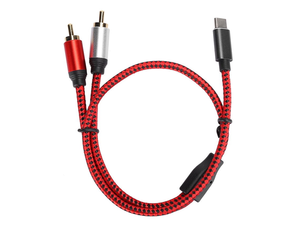 Cable de audio LAXISCREED tipo C a 2RCA